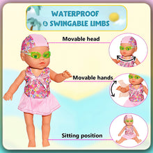 Load image into Gallery viewer, Koolbitz Realistic Electric Swimming Doll with Accessories Bath Waterproof Toy for Kids with Movable Limbs Kids Floating Bath Toy for Boys and Girls, Water Toys for Toddlers
