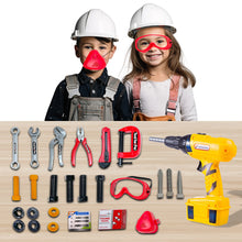 Load image into Gallery viewer, Koolbitz Kids Tool Set with Battery Operated Drill Pretend play Construction Toys Building Toys Engineering Toy Kit, Ideal Educational Gift Learning Set
