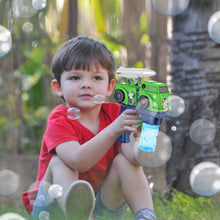 Load image into Gallery viewer, Truck Bubble Machine for Kids with 2 Bubbles Liquid for kids Bubble Blower for Bubble Blaster Party Favors, Birthday, Outdoor &amp; indoor handheld Bubble Maker toy

