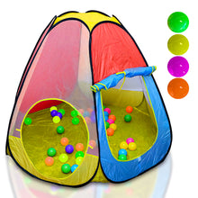 Load image into Gallery viewer, Koolbitz Kids Play Tent, Pop Up Playhouse Indoor or Outdoor, Portable Baby Ball Pit with Carry Bag, Christmas Birthday Gifts for Boys Girls Toddlers Gifts for Aged 3 4 5 6 7 8
