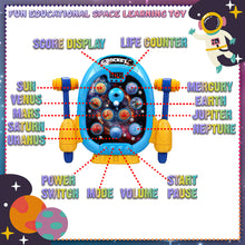 Load image into Gallery viewer, Koolbitz Interactive Spaceship Game Machine - Electric Arcade with Music, Lights &amp; Water Effects - Fun Educational Toy for Kids, Includes 2 Hammers &amp; Water Dropper
