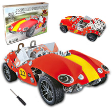 Load image into Gallery viewer, Koolbitz STEM Model Car Building Kit with 230 Parts, Construction &amp; Inbuild Cars with Real Tools, Kids Learning &amp; Developing Engineering Skills Toys Birthday Gift for Boys Girls Ages 8 and 8+
