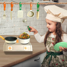 Load image into Gallery viewer, Koolbitz Kids Kitchen Play Set – Pretend Play Cooking Toy Kit for Boys &amp; Girls Includes Realistic Pans, Utensils, and Stove – Perfect Educational Gift for Toddlers &amp; Preschoolers

