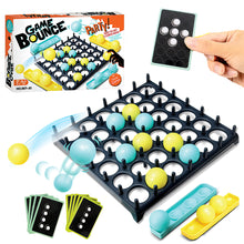 Load image into Gallery viewer, Koolbitz Dynamic Bounce Challenge Game - Family Party Tabletop Game with Colorful Balls, Pattern Cards, and Durable Game Grid Educational and Fun Ball Bouncing Game for Kids, Teens, Adults
