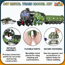 Load image into Gallery viewer, Koolbitz Kids Train Building Kit Construction &amp; Inbuild Train with Real Tools ids Learning &amp; Developing Engineering Skills Toys Birthday Gift for Boys Girls Ages 6+ (340 Pieces)
