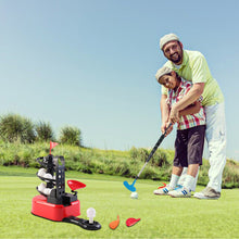Load image into Gallery viewer, Koolbitz 29 Pcs Kids Golf Set with 15 Golf Balls &amp; Adjustable Clubs Kids Golf Set 3-5 Equipment Indoor Outdoor Junior Golf Clubs Set for Kids, Garden Golf Toys

