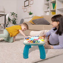 Load image into Gallery viewer, Koolbitz Kids Fun Musical Activity Table Toy Musical Educational Learning Baby Toy Table Multifunctional Musical Blue Puzzle Table for Children Indoor Fun Play Gift for Toddlers
