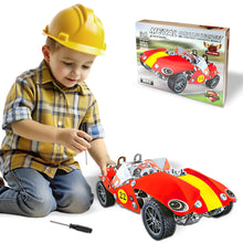 Load image into Gallery viewer, Koolbitz STEM Model Car Building Kit with 230 Parts, Construction &amp; Inbuild Cars with Real Tools, Kids Learning &amp; Developing Engineering Skills Toys Birthday Gift for Boys Girls Ages 8 and 8+
