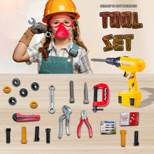 Load image into Gallery viewer, Koolbitz Kids Tool Set with Battery Operated Drill Pretend play Construction Toys Building Toys Engineering Toy Kit, Ideal Educational Gift Learning Set

