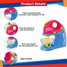 Load image into Gallery viewer, Koolbitz Light &amp; Sound Kitchen Mixer Playset with Fruit &amp; Vegetable Cutting Set – Interactive Pretend Play Cooking Toy for Kids – Realistic Blender with Spinning Action – Educational &amp; Developmental

