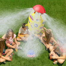 Load image into Gallery viewer, Koolbitz Splash Rocket Water Launcher Toy - Space Themed Outdoor Sprinkler Toy for Kids, Summer Garden Play, Adjustable Water Pressure Rocket Toy, Water Blaster Rocket Liftoff &amp; Spin
