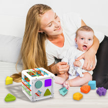 Load image into Gallery viewer, Koolbitz Kids Montessori Shape Sorter Baby Toys Early Learning Sensory Shape Sorting Cube Whack Mole Fine Motor Skills Game, Toddlers Toy for Children Baby Toys for Boy Girl Gifts 6 12 18 Months
