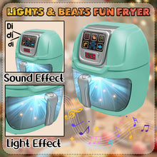 Load image into Gallery viewer, Koolbitz Kids Kitchen Air Fryer Toy Pretend Role Play Kitchen Set for Children Realistic Light &amp; Sound Play Food Toy for Boys &amp; Girls Educational Fun Toy Set for Toddlers
