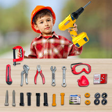 Load image into Gallery viewer, Koolbitz Kids Tool Set with Battery Operated Drill Pretend play Construction Toys Building Toys Engineering Toy Kit, Ideal Educational Gift Learning Set
