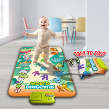 Load image into Gallery viewer, Koolbitz Music and Sound Playmat with Piano and Dinosaur Sounds Carpet, Dinosaur World Musical Mat for Toddlers Colorful Kids Play Area Educational Toy Sensory Development, Gift for Toddlers
