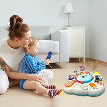 Load image into Gallery viewer, Koolbitz Kids Fun Musical Activity Table Toy Musical Educational Learning Baby Toy Table Multifunctional Musical Blue Puzzle Table for Children Indoor Fun Play Gift for Toddlers
