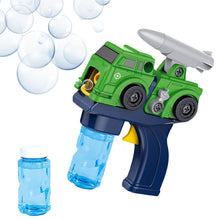 Load image into Gallery viewer, Truck Bubble Machine for Kids with 2 Bubbles Liquid for kids Bubble Blower for Bubble Blaster Party Favors, Birthday, Outdoor &amp; indoor handheld Bubble Maker toy
