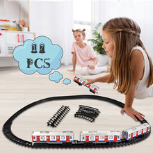 Load image into Gallery viewer, Koolbitz Electric Metro Train Set for Kids Interactive Train Toy with Realistic Lights &amp; Sounds, With Track &amp; Traffic Signs, Inspired by London Underground, Gift For Children Ages 3+
