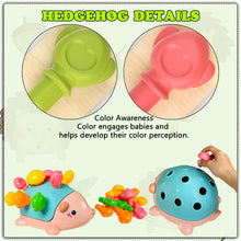 Load image into Gallery viewer, koolbitz Colorful Hedgehog Learning Toy Early Development Sensory Playset Montessori Toys Fine Motor Skills Educational Play for Toddlers and Babies
