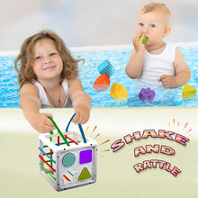 Load image into Gallery viewer, Koolbitz Kids Montessori Shape Sorter Baby Toys Early Learning Sensory Shape Sorting Cube Whack Mole Fine Motor Skills Game, Toddlers Toy for Children Baby Toys for Boy Girl Gifts 6 12 18 Months
