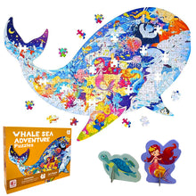 Load image into Gallery viewer, Koolbitz 277 Pcs Shark Puzzle for Kids Learning Educational Floor Puzzle for Children &amp; Adults Indoor Cardboard Puzzle Pieces Game Toy for Boys and Girls Perfect Sea Life Puzzles Game

