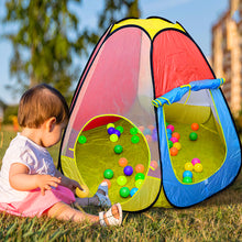 Load image into Gallery viewer, Koolbitz Kids Play Tent, Pop Up Playhouse Indoor or Outdoor, Portable Baby Ball Pit with Carry Bag, Christmas Birthday Gifts for Boys Girls Toddlers Gifts for Aged 3 4 5 6 7 8
