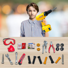 Load image into Gallery viewer, Koolbitz Kids Tool Set with Battery Operated Drill Pretend play Construction Toys Building Toys Engineering Toy Kit, Ideal Educational Gift Learning Set
