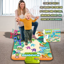 Load image into Gallery viewer, Koolbitz Music and Sound Playmat with Piano and Dinosaur Sounds Carpet, Dinosaur World Musical Mat for Toddlers Colorful Kids Play Area Educational Toy Sensory Development, Gift for Toddlers
