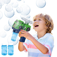 Load image into Gallery viewer, Truck Bubble Machine for Kids with 2 Bubbles Liquid for kids Bubble Blower for Bubble Blaster Party Favors, Birthday, Outdoor &amp; indoor handheld Bubble Maker toy
