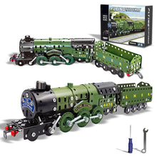 Load image into Gallery viewer, Koolbitz Kids Train Building Kit Construction &amp; Inbuild Train with Real Tools ids Learning &amp; Developing Engineering Skills Toys Birthday Gift for Boys Girls Ages 6+ (340 Pieces)
