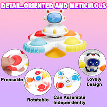 Load image into Gallery viewer, Koolbitz Kids Suction Cup Spinner Toys Sensory Bath Toy for Children Early Educational Fidget Toy for Babies Space Rotary Windmill Spinning Suction Cup Toy for Toddlers
