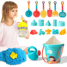 Load image into Gallery viewer, Koolbitz 21 Pcs Kids Beach Sand Set with Duck Sand Molds, Sandcastle Tools, Shovels, Bucket, Water Can &amp; Bucket | Non-Toxic, Mess-Free Play for Indoor &amp; Outdoor Summer Fun | Safe &amp; Durable
