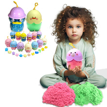 Load image into Gallery viewer, Koolbitz Kids Sand Play Toys Creative Craft Fun Space Sand with Durable Colors Toddlers Indoor Outdoor Sand Pit and Castle Kit Toy Children Playsets Gift Boys &amp; Girls (X2 Random Colour Sand)
