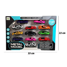 Load image into Gallery viewer, Koolbitz Toddler Sports Car Set of Metal Model Die Cast Cars Powerful and Strong Kids Cars for Pretend Racer Play Boys Girls Toy Birthday Gift for Racers Boy and Girl
