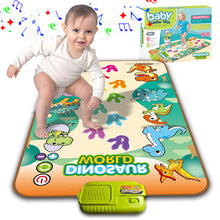 Load image into Gallery viewer, Koolbitz Music and Sound Playmat with Piano and Dinosaur Sounds Carpet, Dinosaur World Musical Mat for Toddlers Colorful Kids Play Area Educational Toy Sensory Development, Gift for Toddlers

