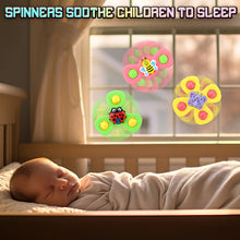 Load image into Gallery viewer, Koolbitz Colourful Suction Cup Spinner Toys for Babies, 3 Pcs Baby Sensory Bath Toys Spinners with Super Suction for Bathtubs and Any Flat Surfaces, Gift for Toddlers Infants
