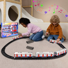 Load image into Gallery viewer, Koolbitz Electric Metro Train Set for Kids Interactive Train Toy with Realistic Lights &amp; Sounds, With Track &amp; Traffic Signs, Inspired by London Underground, Gift For Children Ages 3+
