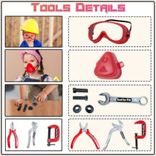 Load image into Gallery viewer, Koolbitz Interactive Chainsaw Toy &amp; Mechanical Tools Toy Playset – Realistic Sounds, Rotating Chain, DIY Construction Kit for Kids – Educational Pretend Play Toy for Boys &amp; Girls – Includes Safety Goggles &amp; Tool Accessories
