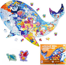 Load image into Gallery viewer, Koolbitz 277 Pcs Shark Puzzle for Kids Learning Educational Floor Puzzle for Children &amp; Adults Indoor Cardboard Puzzle Pieces Game Toy for Boys and Girls Perfect Sea Life Puzzles Game

