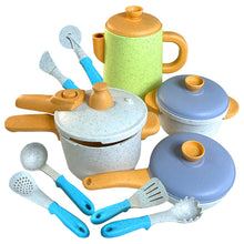 Load image into Gallery viewer, Koolbitz Colourful Kids Kitchen Playset Pretend Cooking Toy Set with Realistic Pots, Pans, Pressure Cooker and Utensils for Creative Play Children Cookware Pretend Kitchen Accessories
