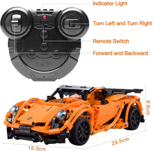 Load image into Gallery viewer, Koolbitz 421 Pcs STEM Remote Control Block car, DIY Construction RC racing Car Kits 2.4GHz, elastic Rubber Tire, Openable door, Bonnets Exquisite Details 6 7 8 9 10 11 12 old

