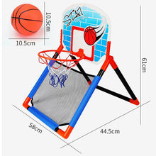 Load image into Gallery viewer, 2 in 1 Floor and Over the Door Basketball Play Set for Kids
