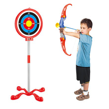 Load image into Gallery viewer, Archery Set for Kids Bow and Arrow Set with Targeting Board Stand Indoor Outdoor
