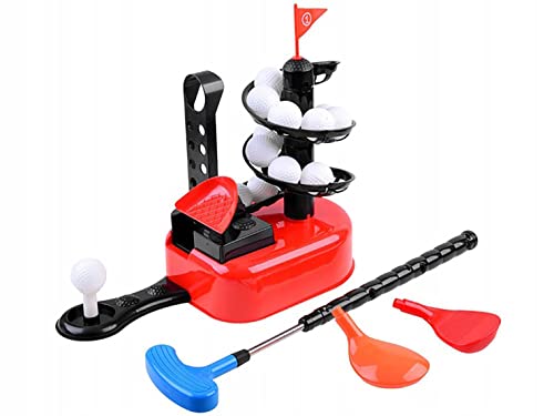 Mini Golf Set 29 Pcs with 15 Golf Balls & Adjustable Clubs