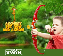 Load image into Gallery viewer, Archery Bow and Arrow Set with 3 Arrows, Target
