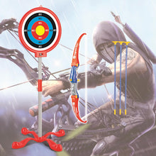 Load image into Gallery viewer, Archery Set for Kids Bow and Arrow Set with Targeting Board Stand Indoor Outdoor
