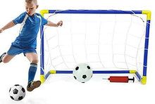 Load image into Gallery viewer, Portable Large Instant Football Goals Set with Goal Net, Ball and Pump
