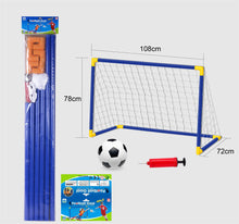 Load image into Gallery viewer, Portable Large Instant Football Goals Set with Goal Net, Ball and Pump
