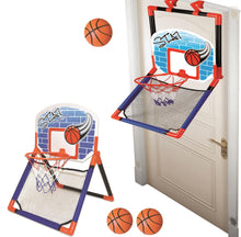 Load image into Gallery viewer, 2 in 1 Floor and Over the Door Basketball Play Set for Kids
