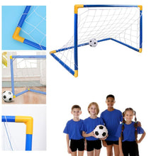 Load image into Gallery viewer, Portable Large Instant Football Goals Set with Goal Net, Ball and Pump
